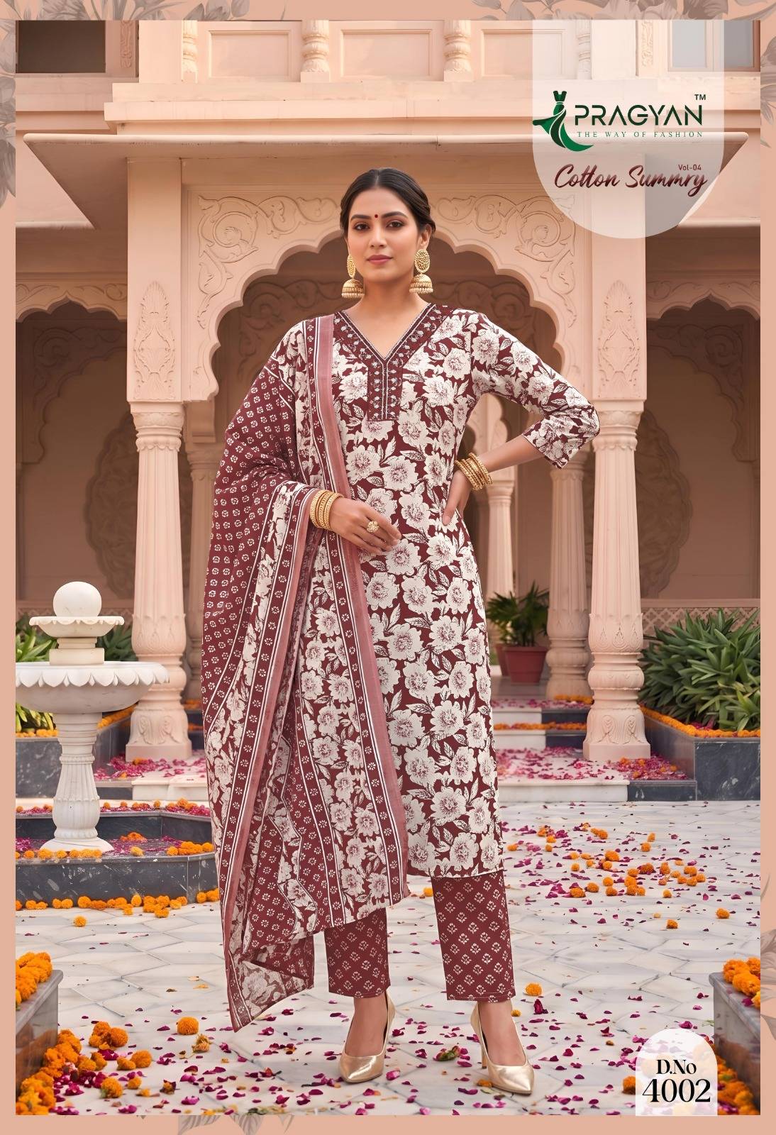 COTTON SUMMRY VOL 4 By PRAGYAN Designer Ethnic Wear Collection cotton Kurtis At Wholesale Price